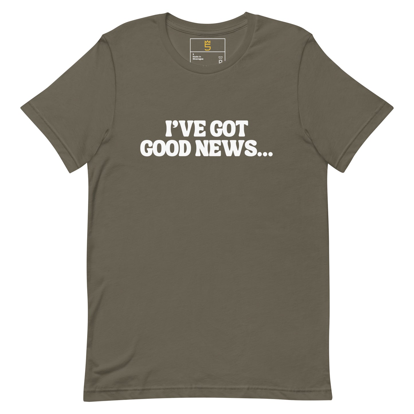 Good News Jesus Saves Unisex t-shirt