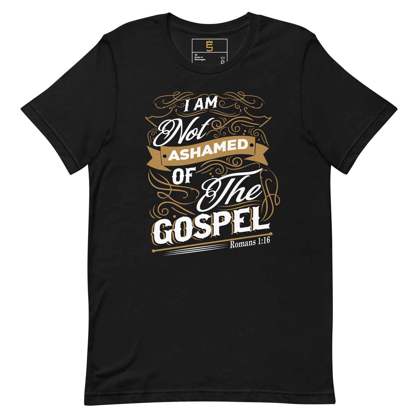 I am not ashamed of the Gospel Unisex t-shirt