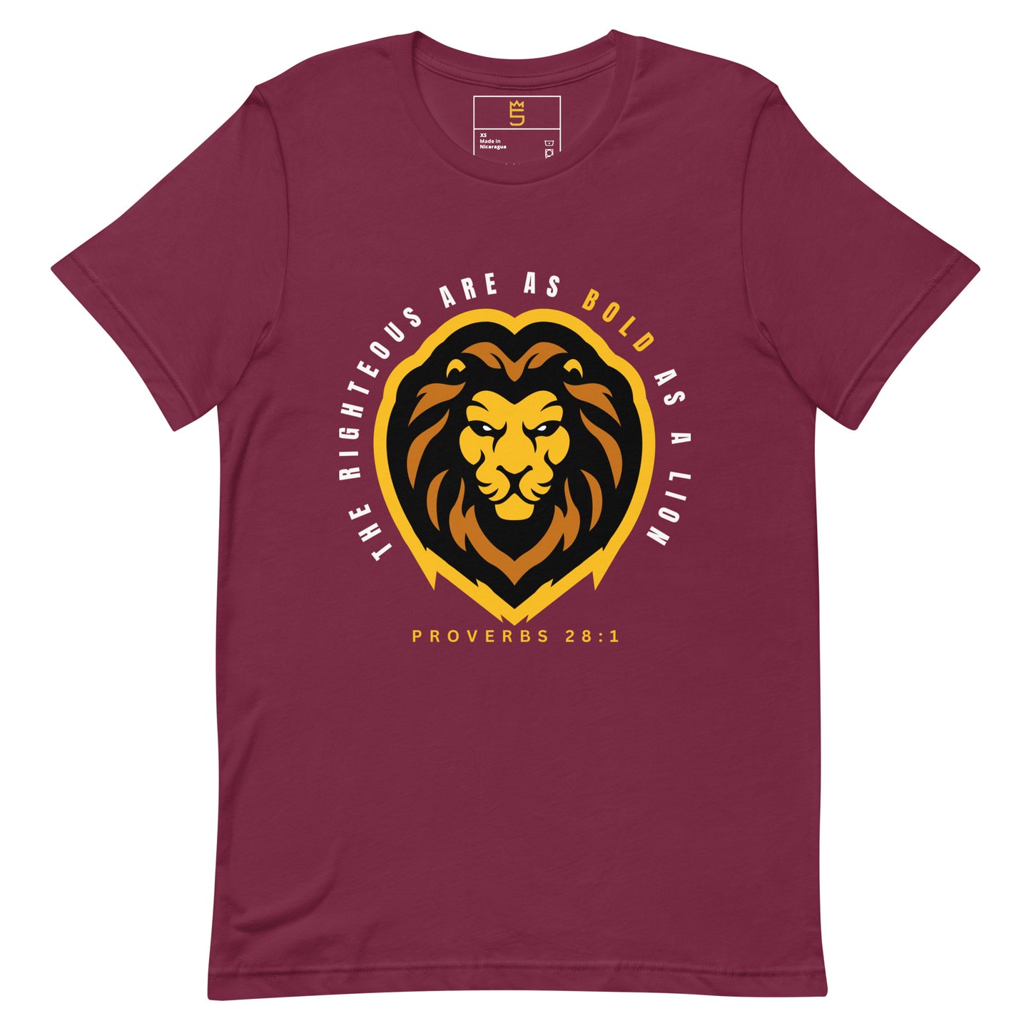 Bold as a Lion Unisex t-shirt