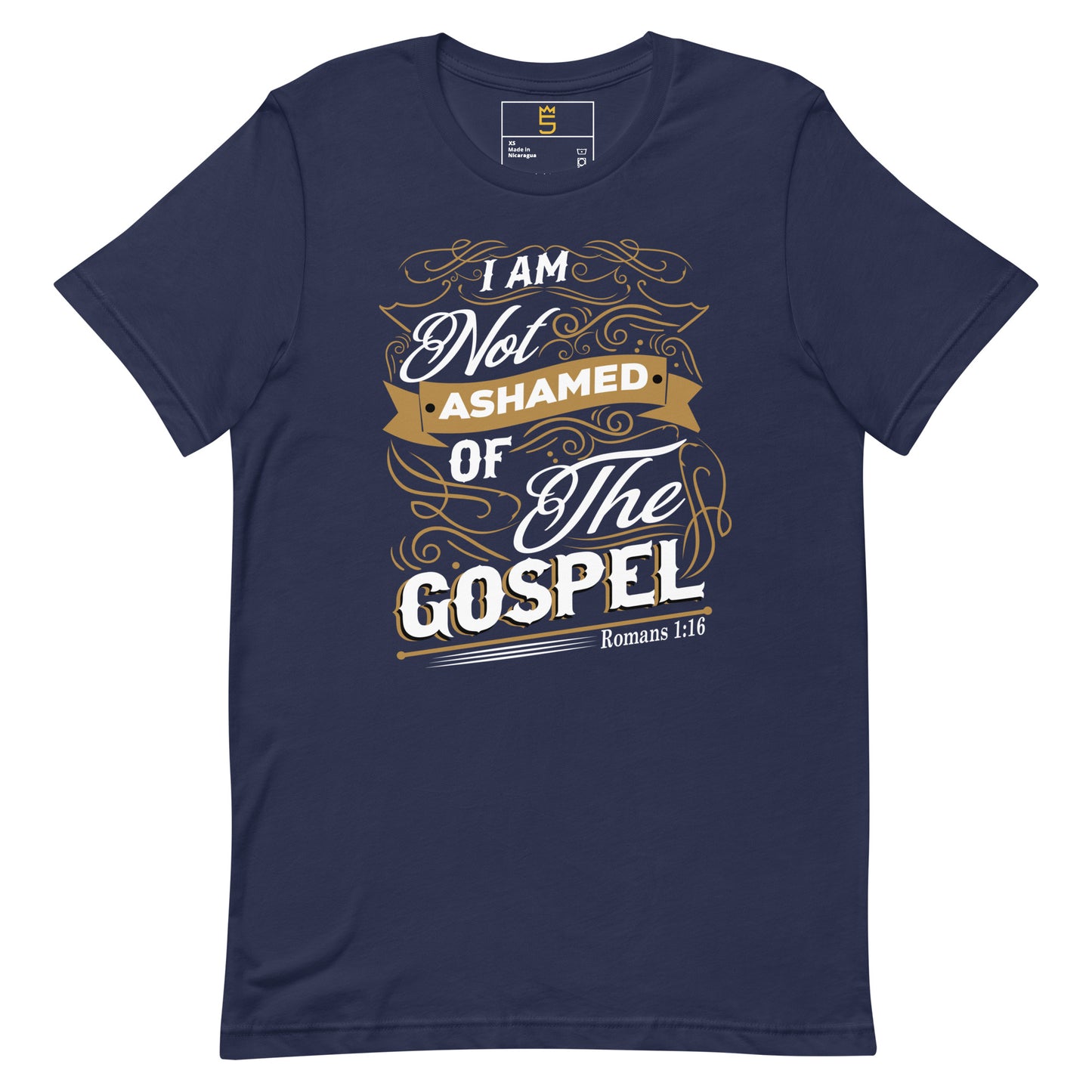 I am not ashamed of the Gospel Unisex t-shirt