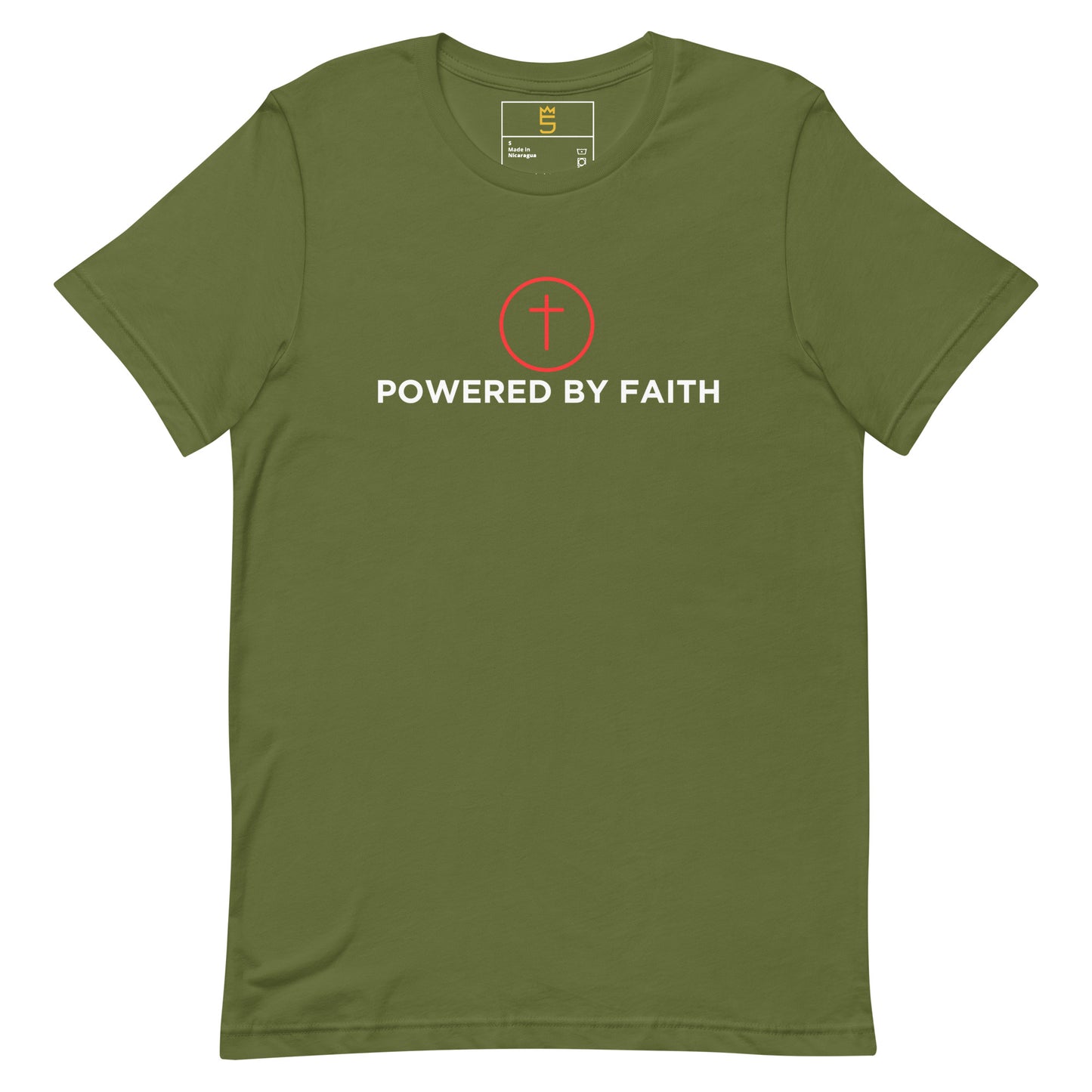 Powered By Faith Unisex Premium T-shirt