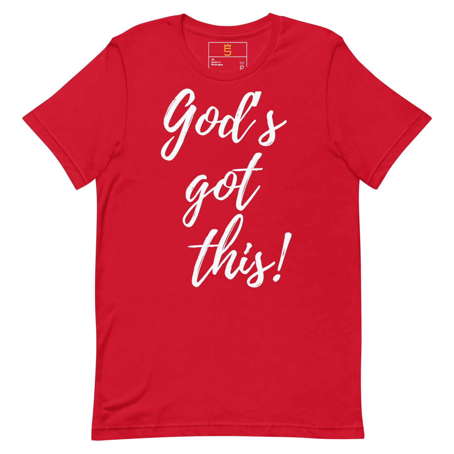 God's got this! Unisex t-shirt