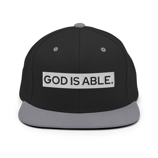 God is Able Snapback Hat