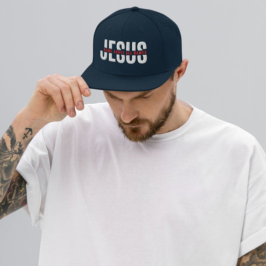 Jesus Name Snapback Hat