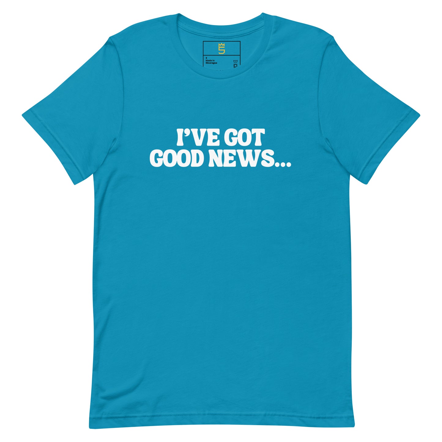 Good News Jesus Saves Unisex t-shirt