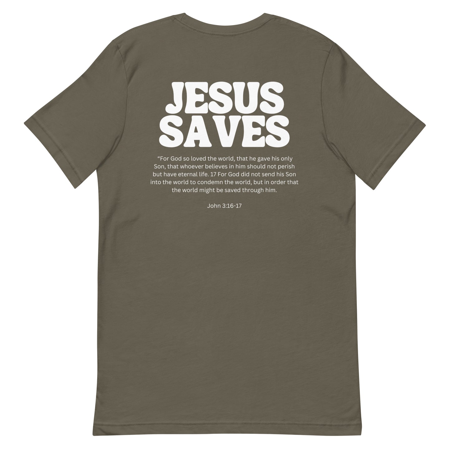 Good News Jesus Saves Unisex t-shirt