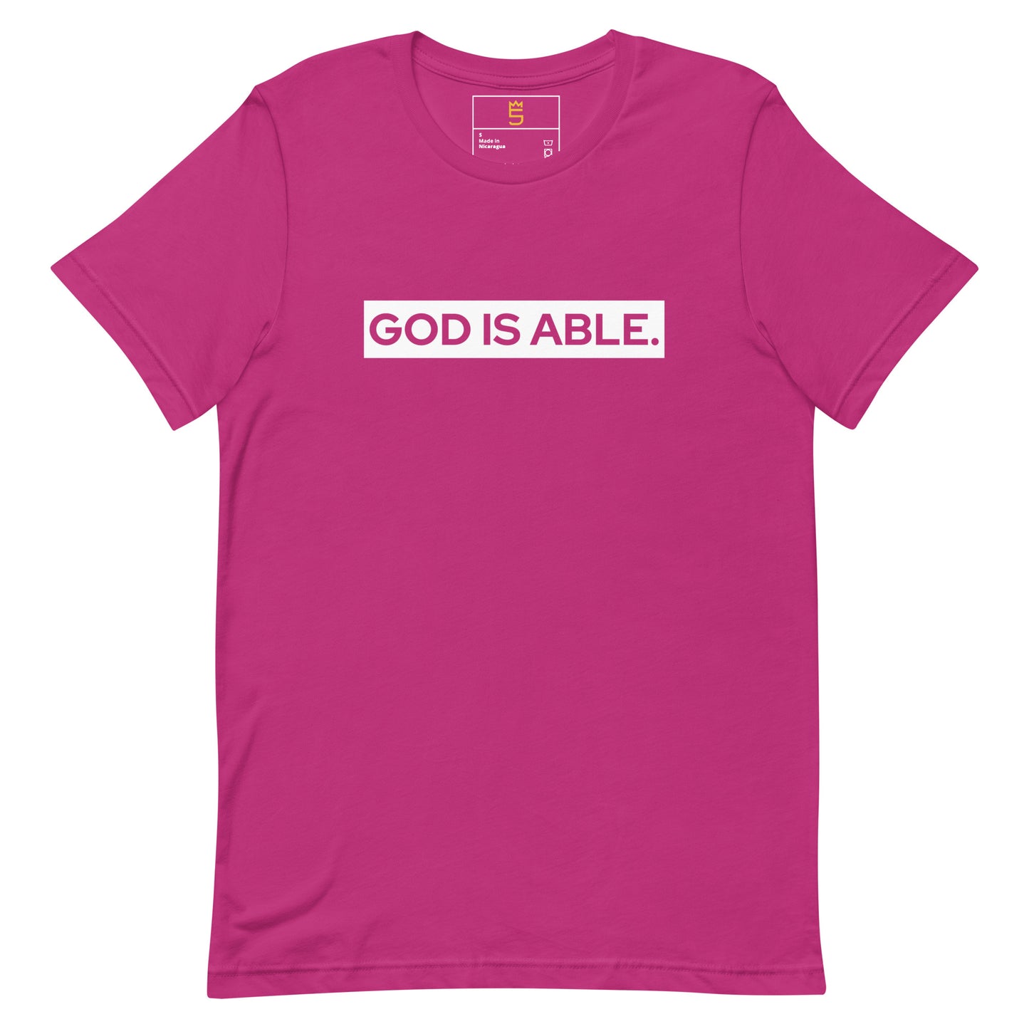 God is Able Unisex t-shirt