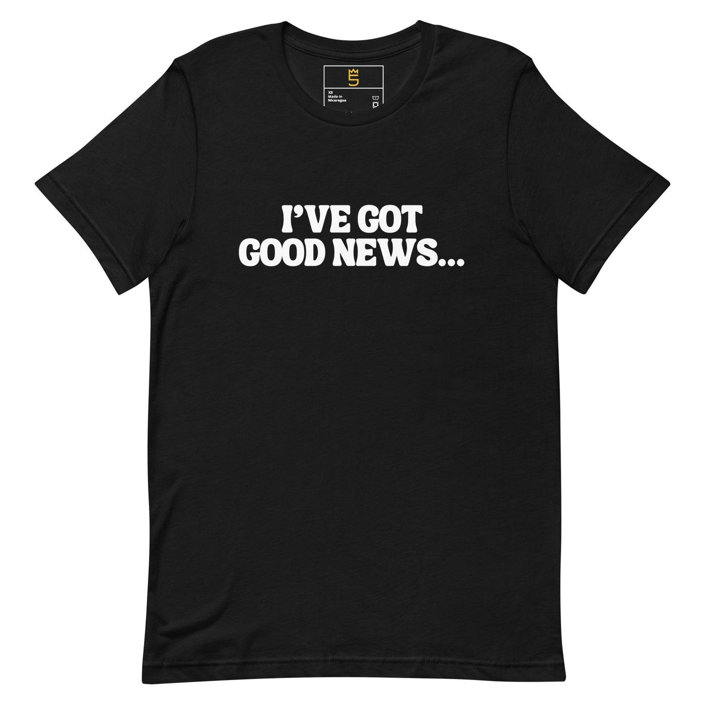 Good News Jesus Saves Unisex t-shirt
