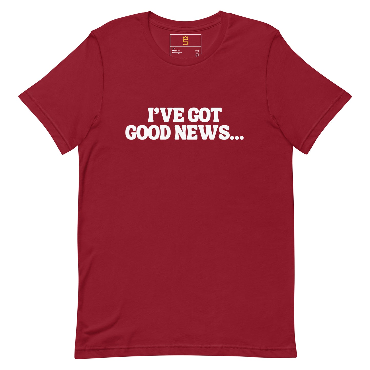 Good News Jesus Saves Unisex t-shirt
