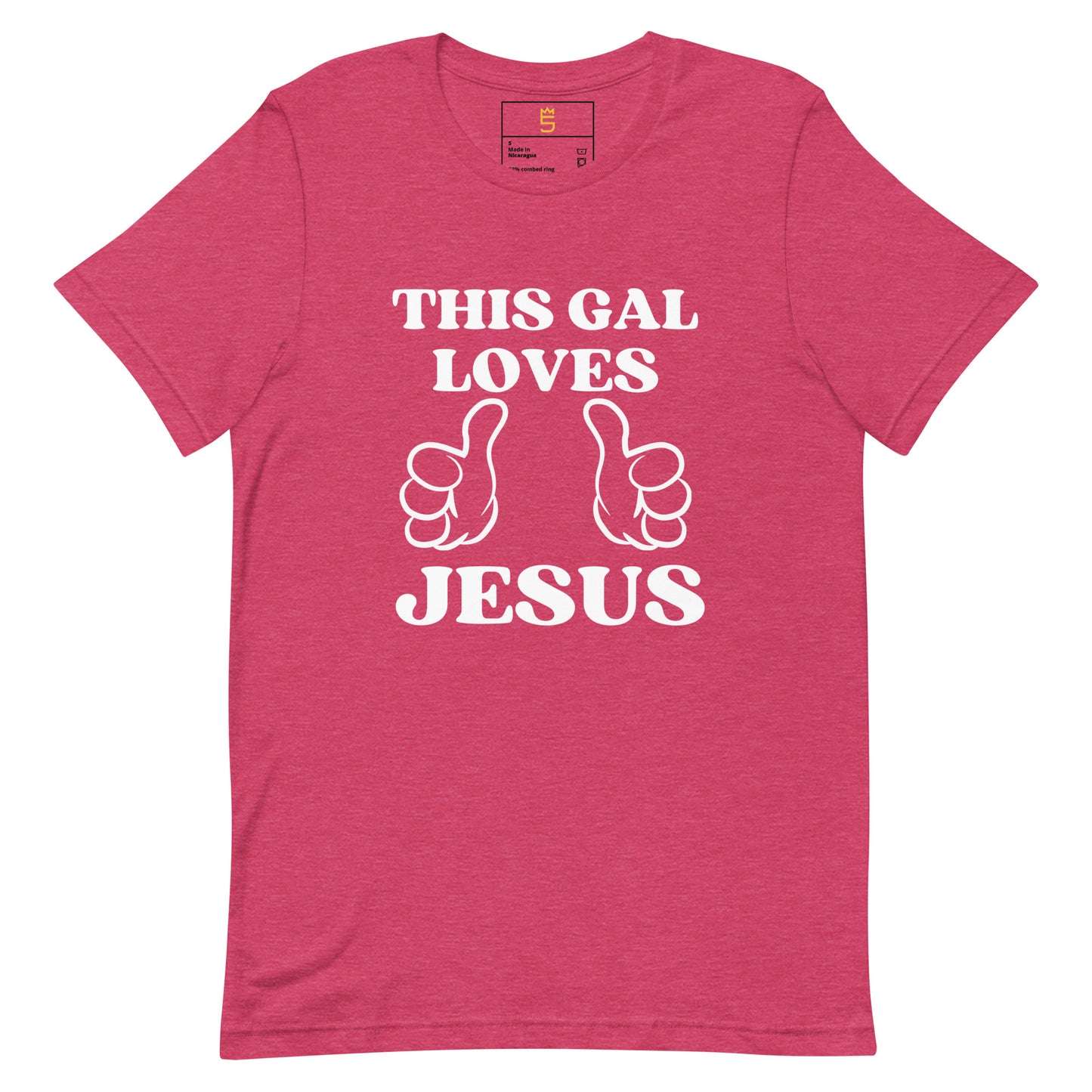 This Gal Loves Jesus Unisex t-shirt