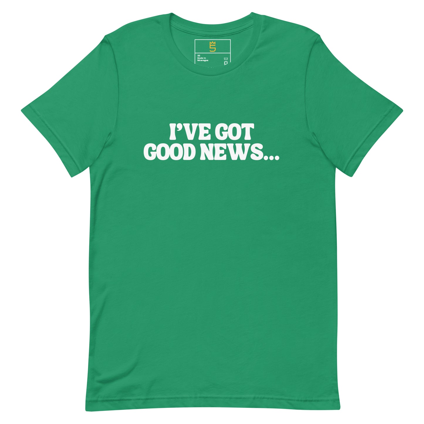 Good News Jesus Saves Unisex t-shirt