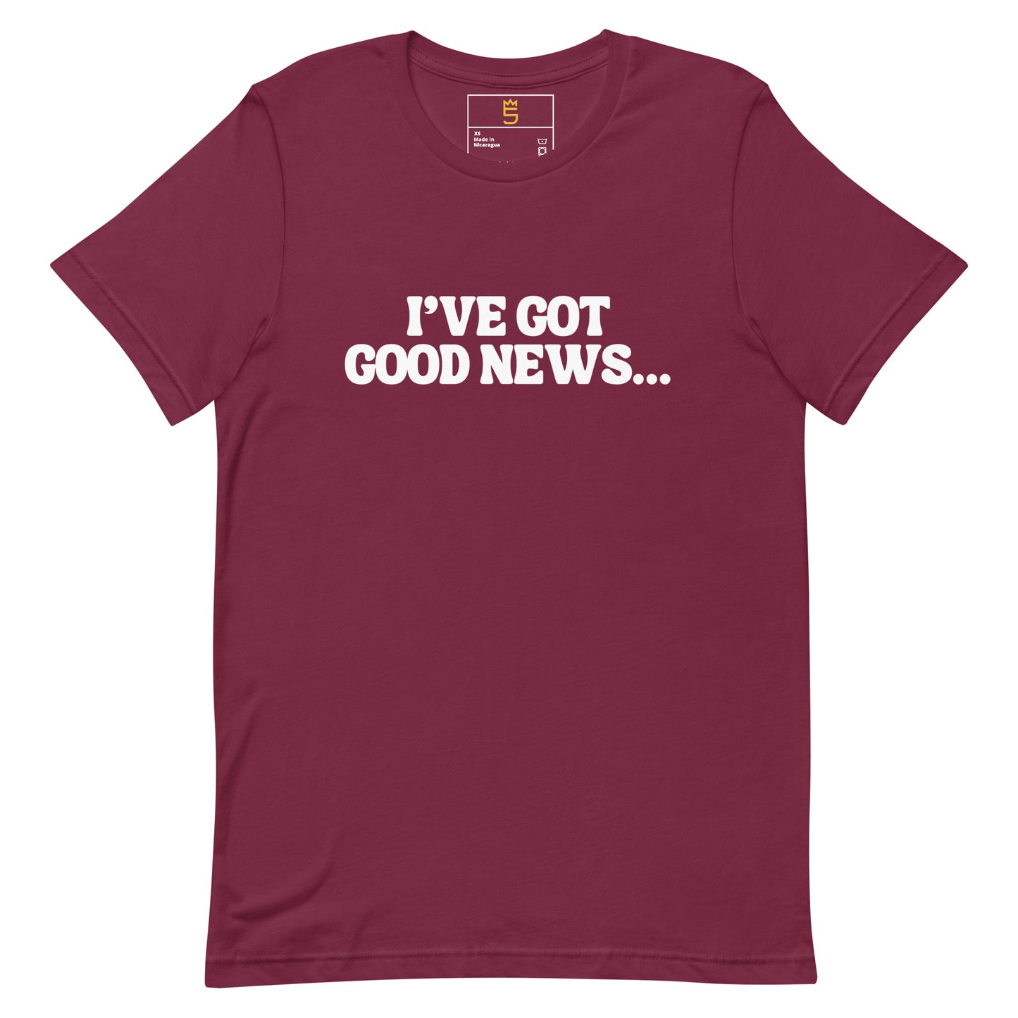 Good News Jesus Saves Unisex t-shirt