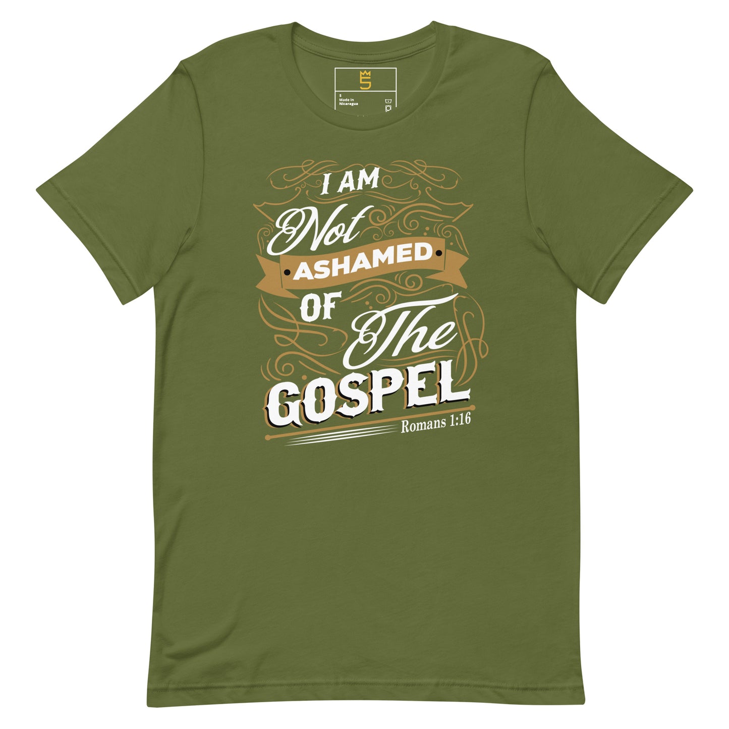 I am not ashamed of the Gospel Unisex t-shirt