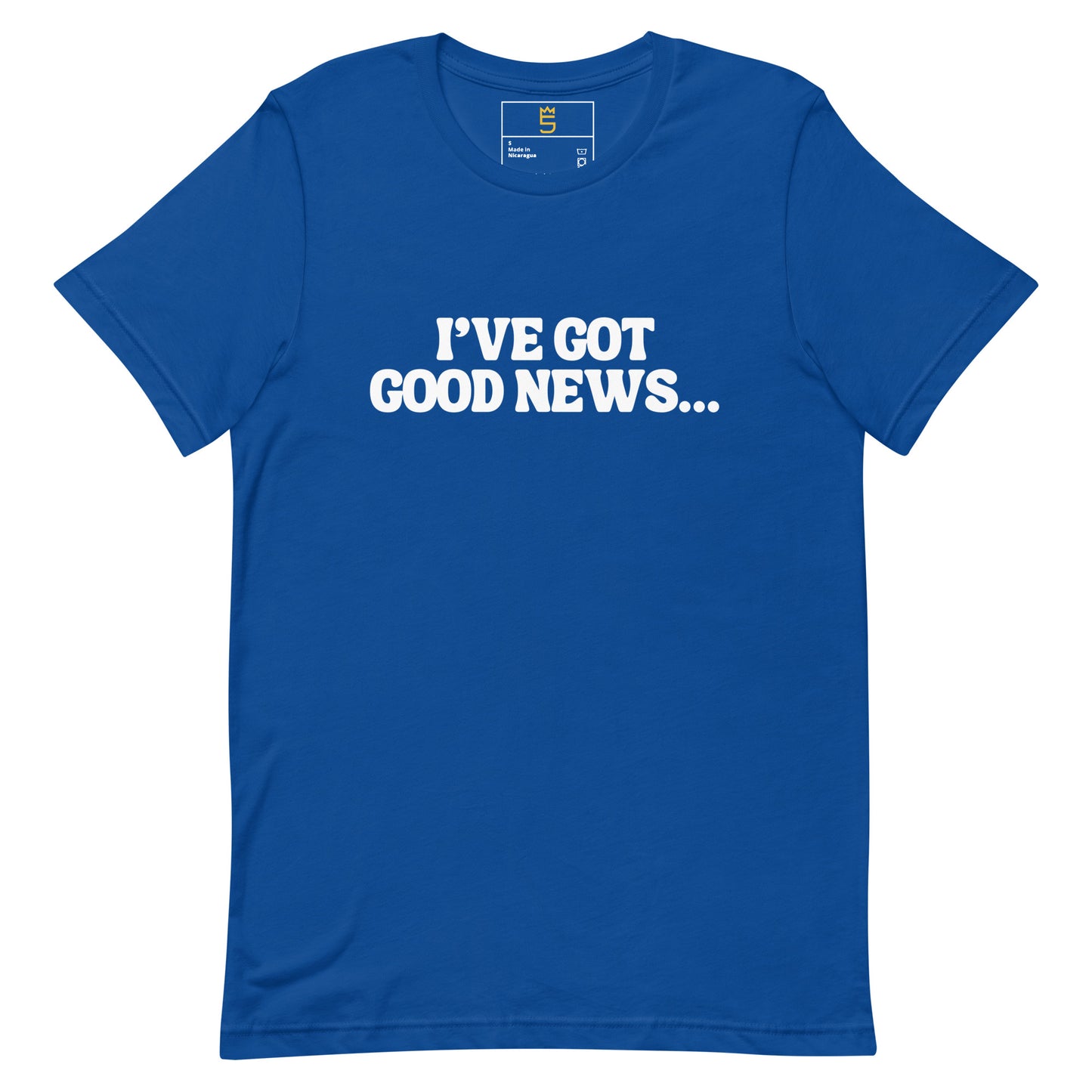 Good News Jesus Saves Unisex t-shirt
