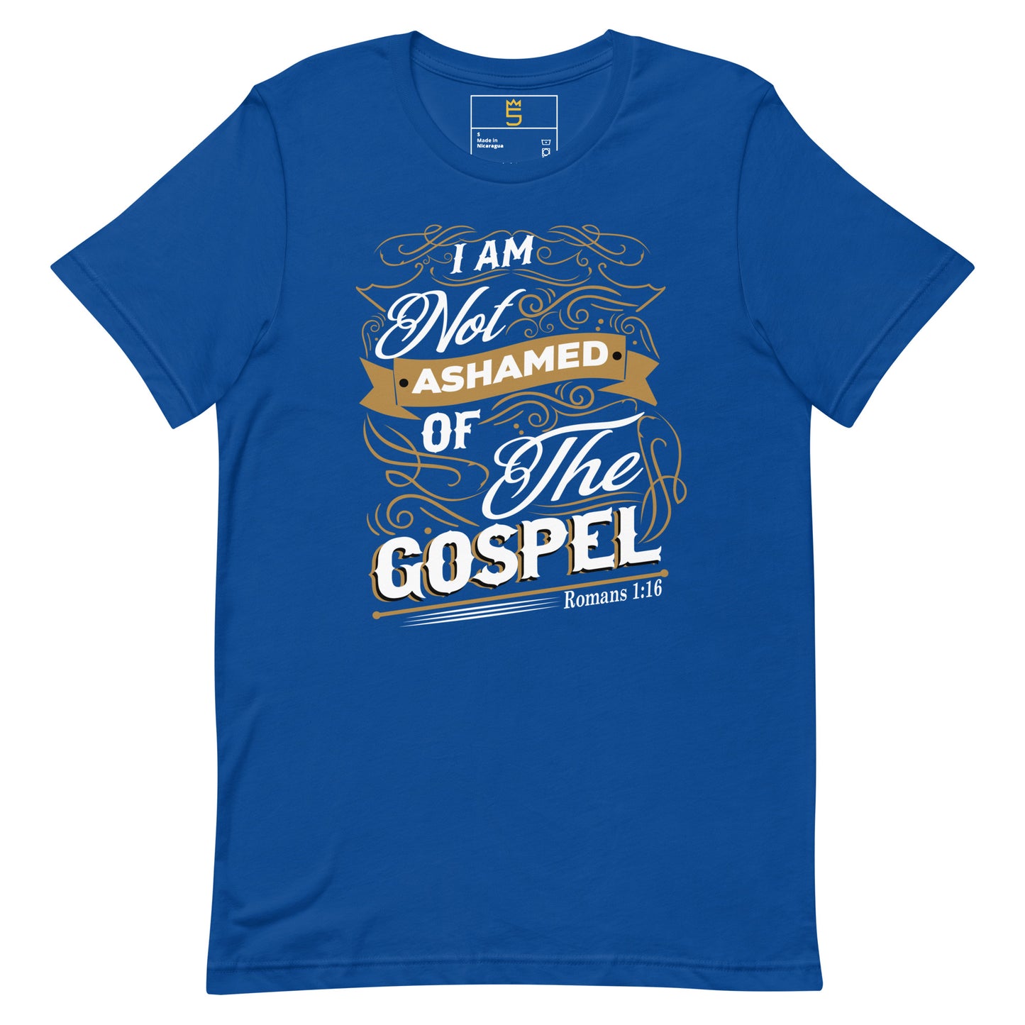 I am not ashamed of the Gospel Unisex t-shirt